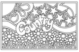 Download, print, color-in, colour-in Page 9 - Country